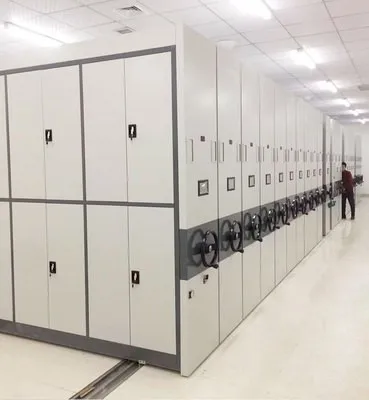 Compact rack intelligent electric hand-crank mobile file certificate information school unit company office