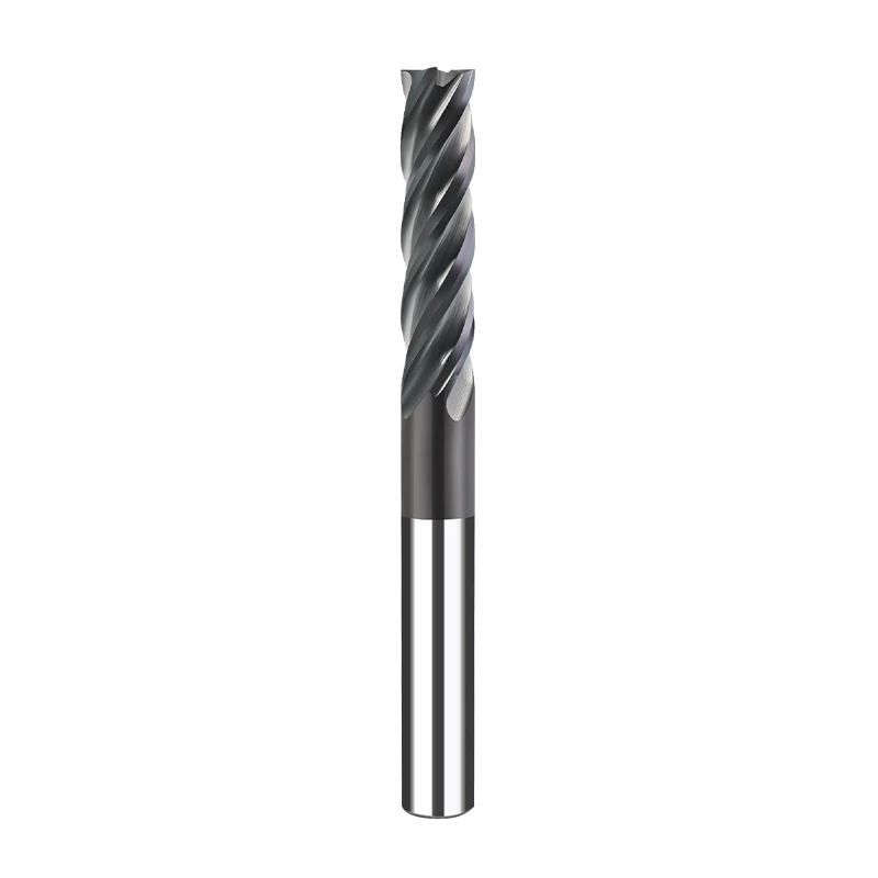 4F Solid Carbide End mill CNC Milling Cutter Router Bits For Metal Square Flat Face End Mill HRC 45/55/65/70