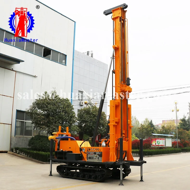 HuaxiaMaster hot sale JDL-300 Mud water drilling and Air compressor drilling rig Water well drilling rig machine for sale