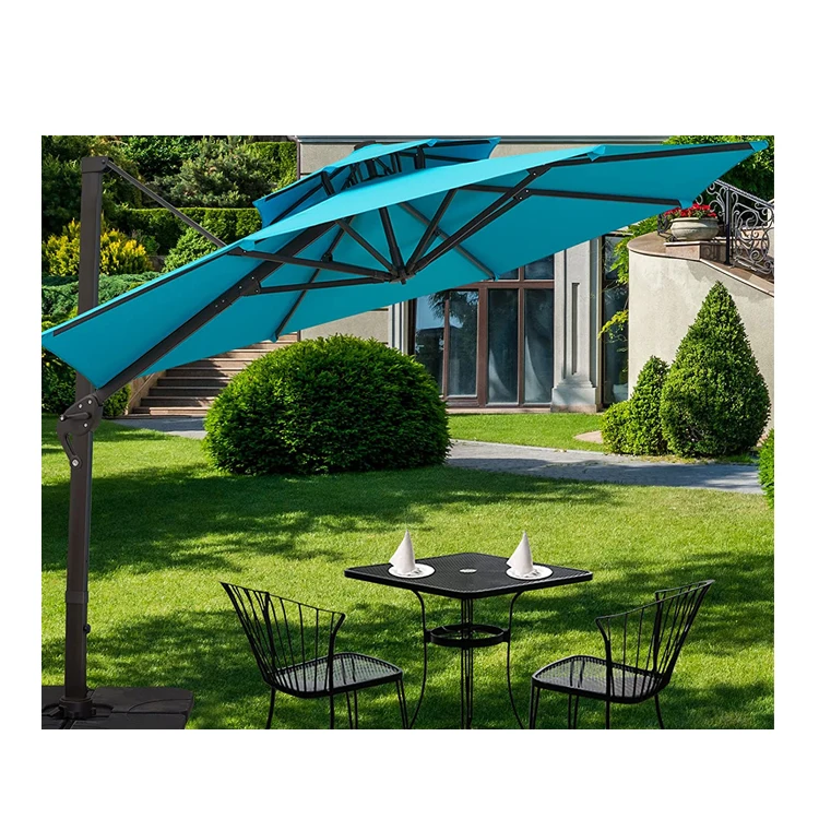 Parapluie Sombrilla Guarda Sol 360 Rotation & Integrated Tilting System Outdoor Big Umbrella Outdoor Sun Umbrella