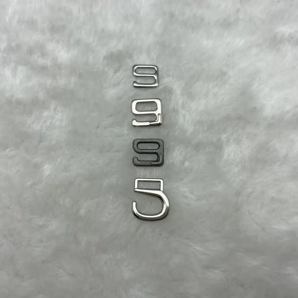 7mm Underwear accessories strap adjuster hook metal slide bra buckles
