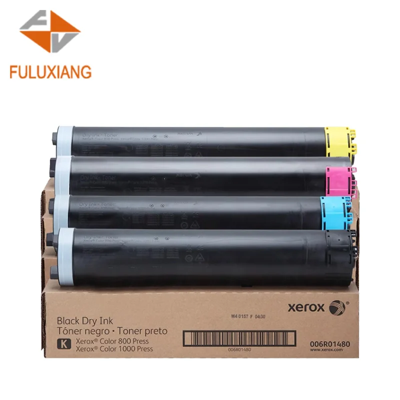 Картридж с тонером FLUXIANG 006R01480 006R01481 006R01482 006R01483 оригинальная Подлинная версия США для Xerox Color C800 C1000 Press