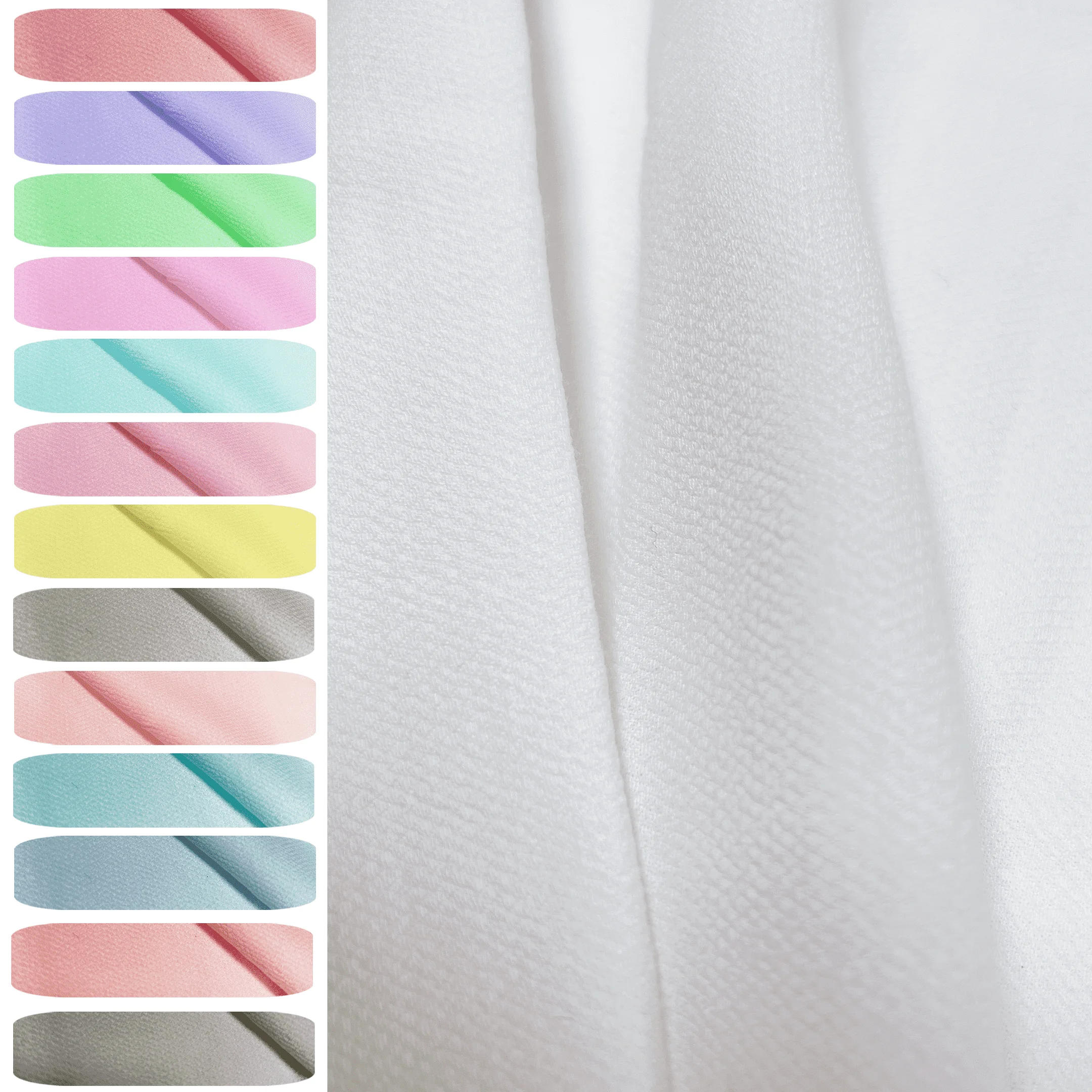 High Quality Twill Rich Crepe Fabric 100% Rayon Fabric  twill Fabric For Dress And Cloth