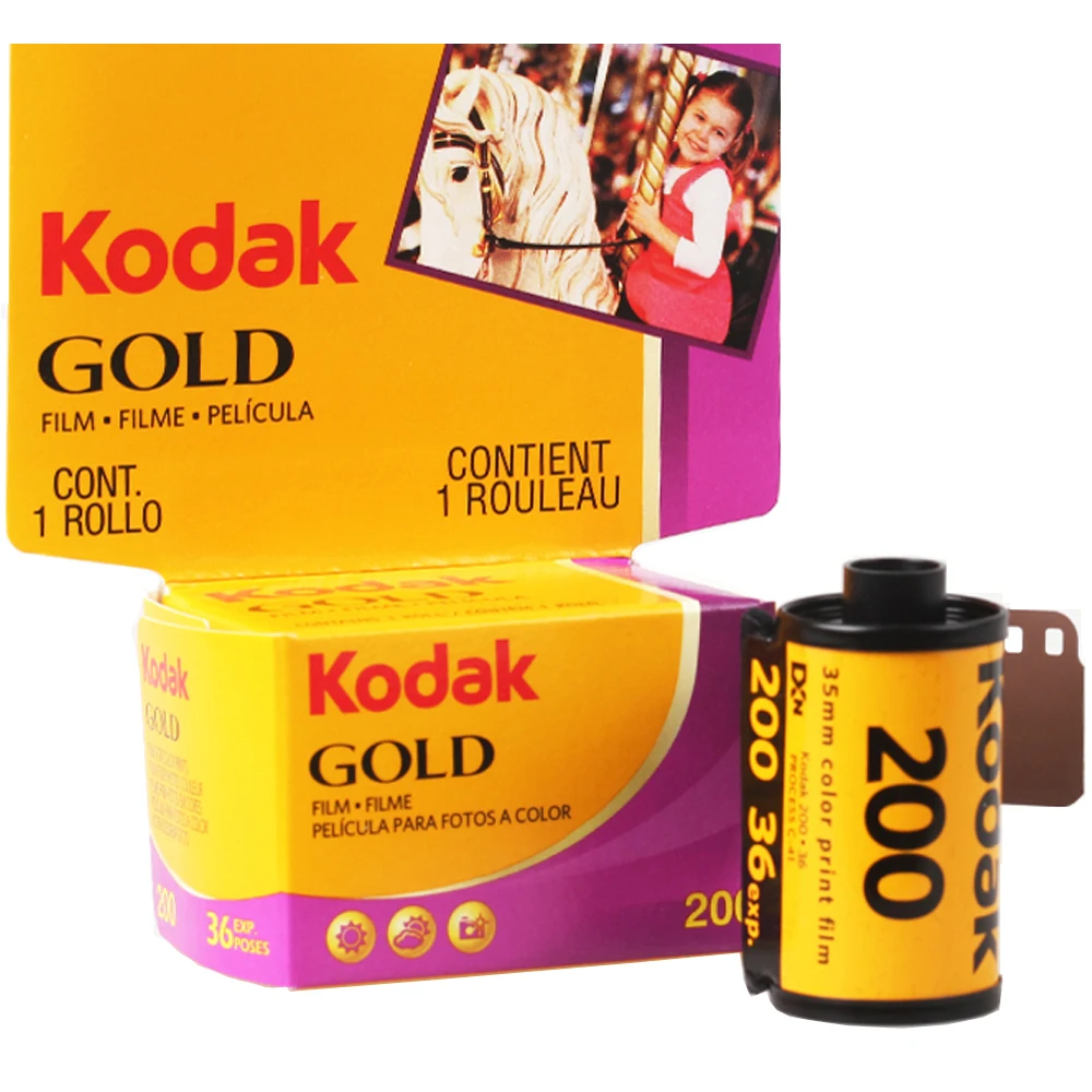 KODAK GOLD 200 35mm Film 36 Exposure per Roll Fit For M35 / M38 Camera (Expiration Date: 01/2025)
