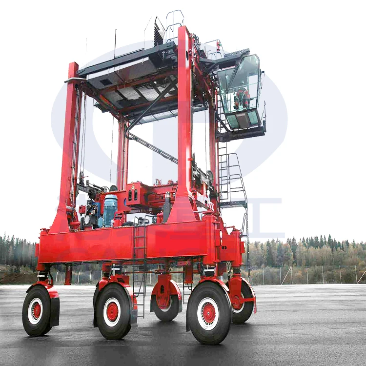 50t Straddle Carrier Rtg Type Rubber Tyred Container Gantry Crane