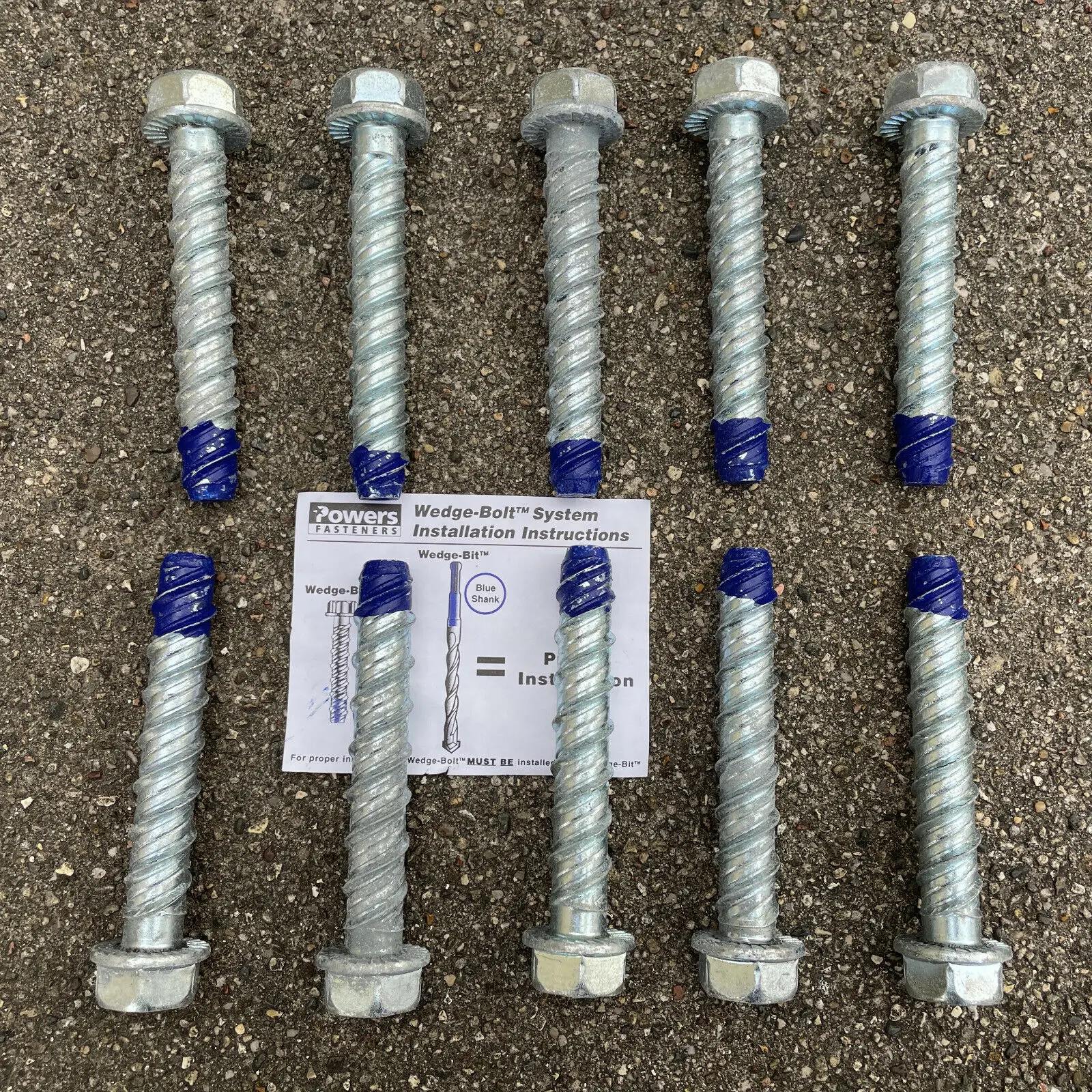 NBHC014BO Masonry Screw Anchor 10B21 Self Drilling Screw for Concrete Construction Concrete Screw