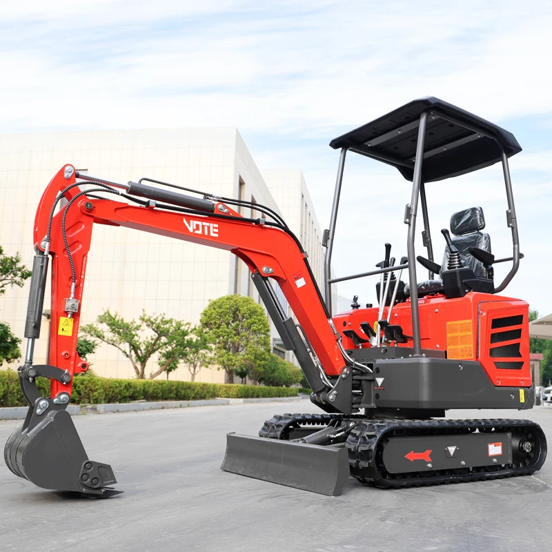 Free Shipping Mini Excavator 2 Ton EPA Euro 5 Kubota Engine Crawler Digger Farm Used Chinese Machine 1 Ton Mini Excavator