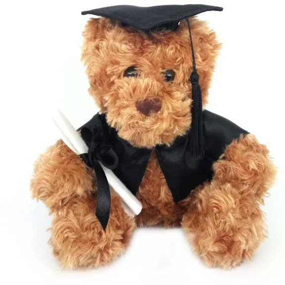 High Quality Custom Logo Plush Bear Graduation Bear With Frame Photo/Free Sample Plush Mold Bear Frame Toy/Graduation Bear