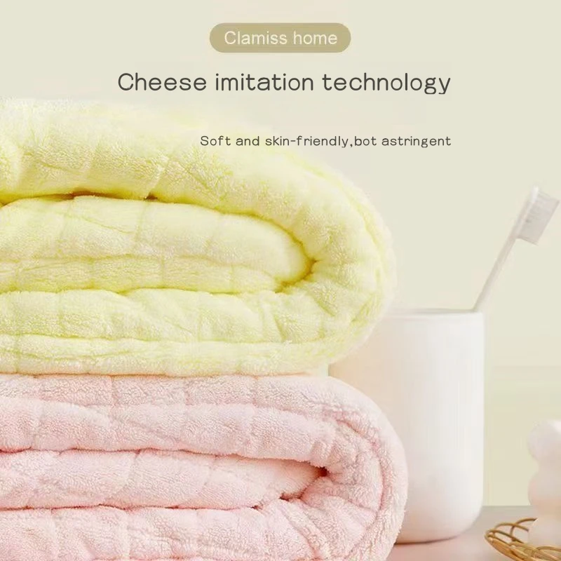 Microfiber Hair Turban Smooth Knitted Woven Quick-Dry Head Towel Wrap Anti-Frizz Turban for Home Use for Adults