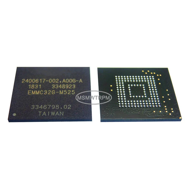 MSMWTRPM EMMC32G-M525 153FBGA EMMC 32GB  Used Soldered balls tested OK empty data memory EMMC32G