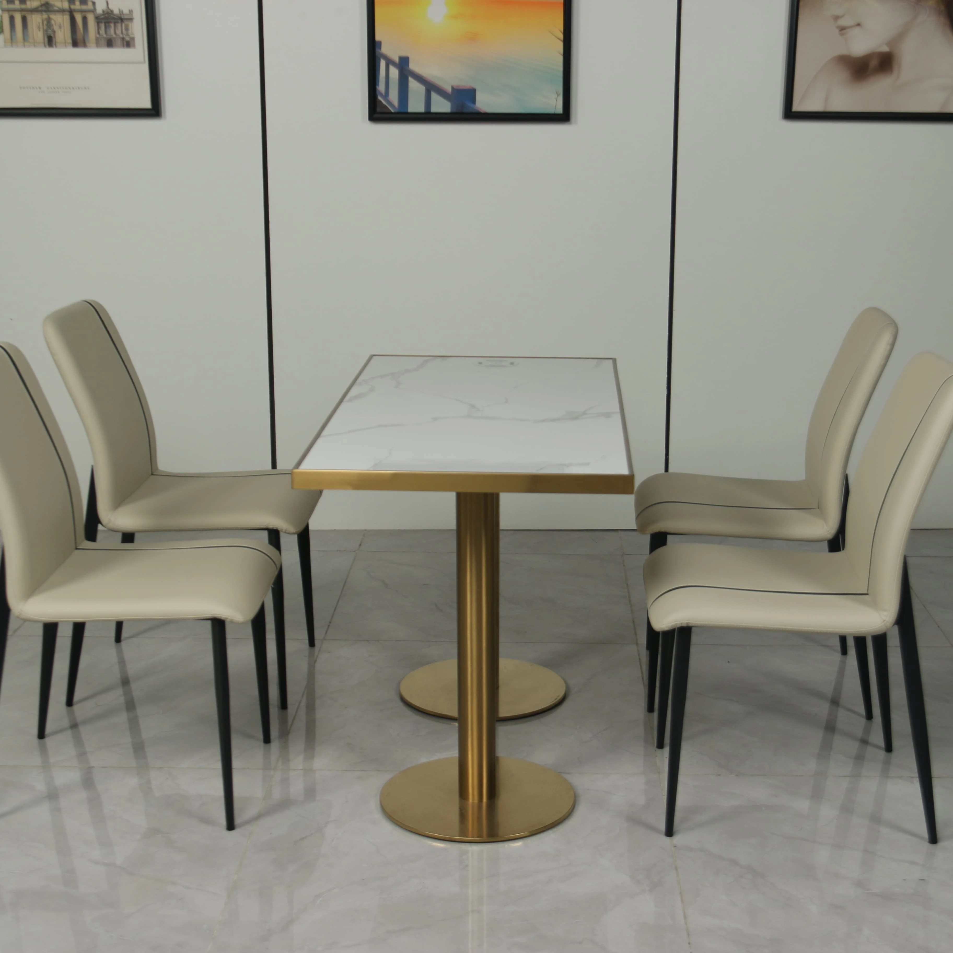 Commercial Chinese restaurant furniture U L shape sillas restaurant booth seating metal coffee shop