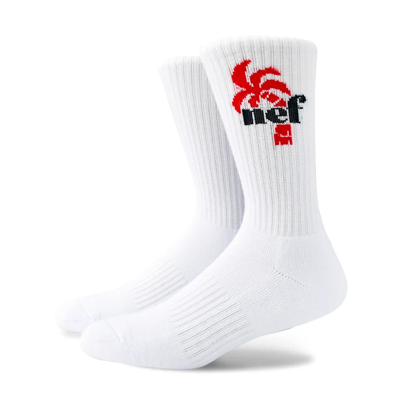OEM Low Moq Premium Quality Custom Socks Design Your Logo Cotton Crew Sport Socks Unisex