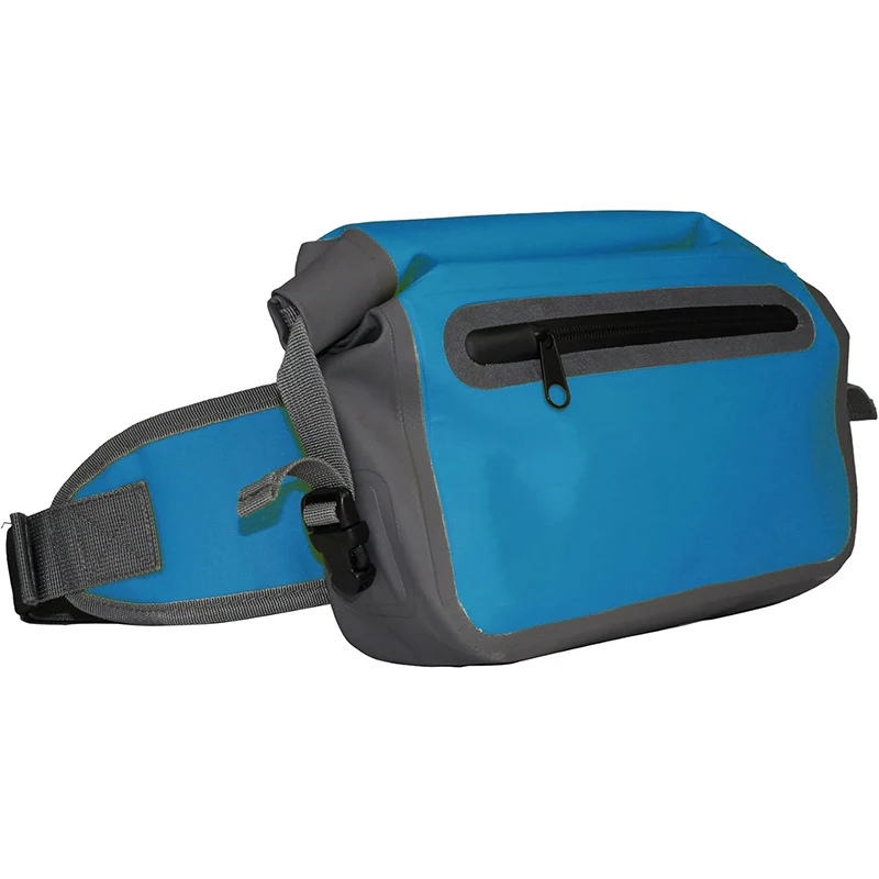 Custom 500D PVC Tarpaulin Sport Running Belt Waterproof Waist Dry Bag Fanny Pack