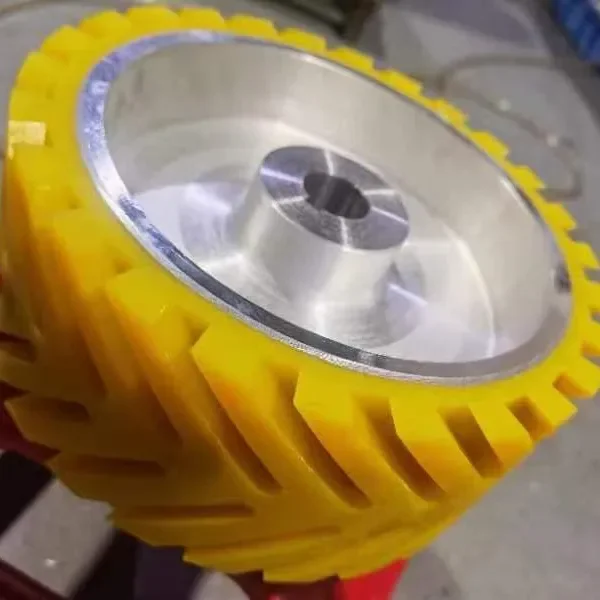 Customized  Polyurethane Driving Wheel Aluminum Core PU Wheel