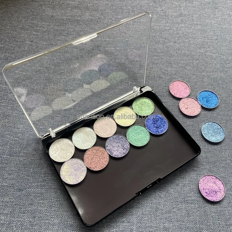 OEM Wholesale High Quality Refillable Eye Shadow Empty Pallet Magnetic Cardboard Makeup Eyeshadow Palette