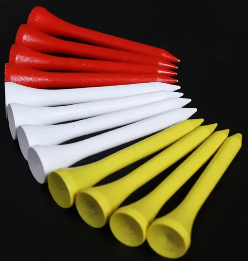 Bulk Professional Zero Friction ABS Plastic Golf Tees 70/83mm Golf Tee Holder Accessories