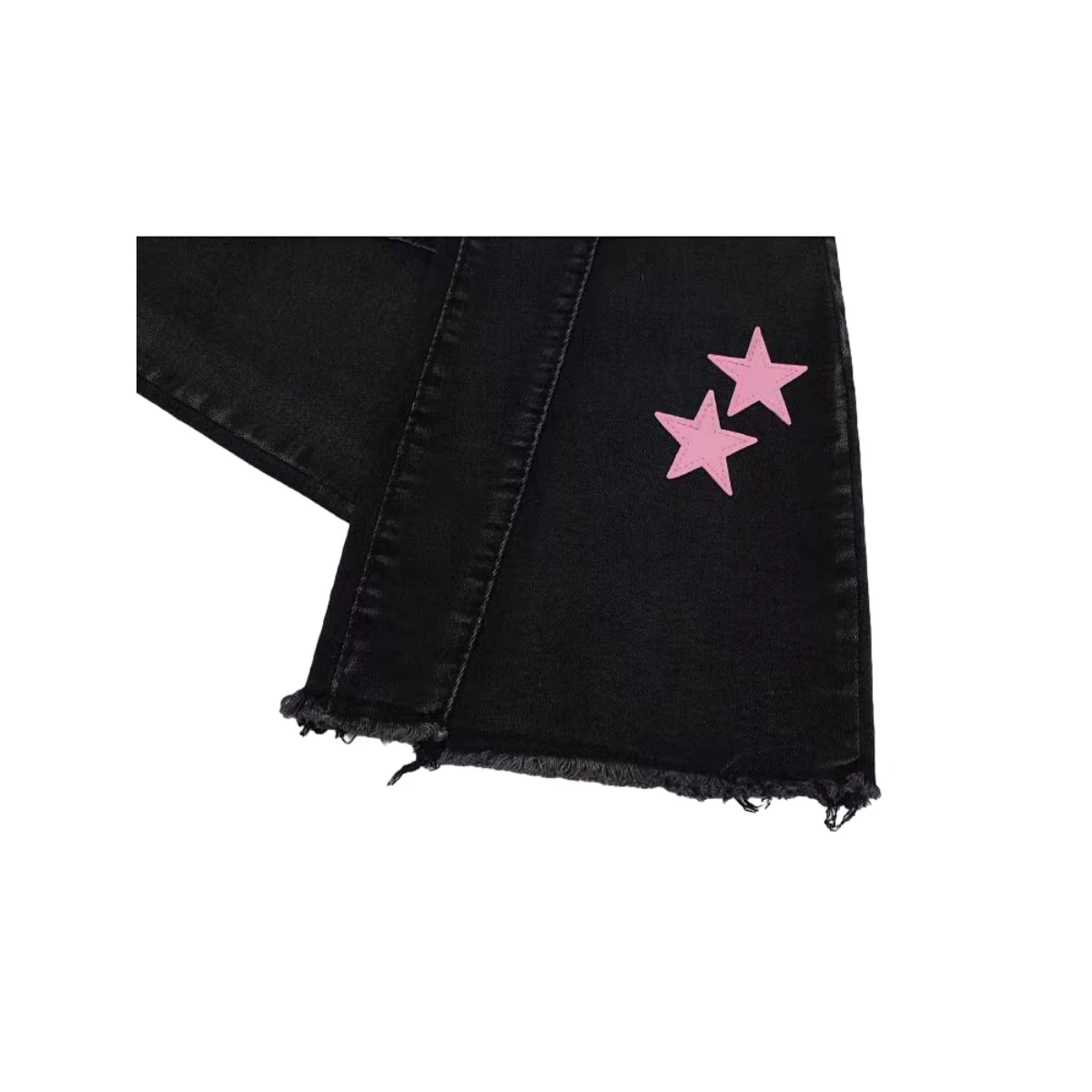Wholesale customized black jeans children Patterns pants denim trousers kids girls jeans