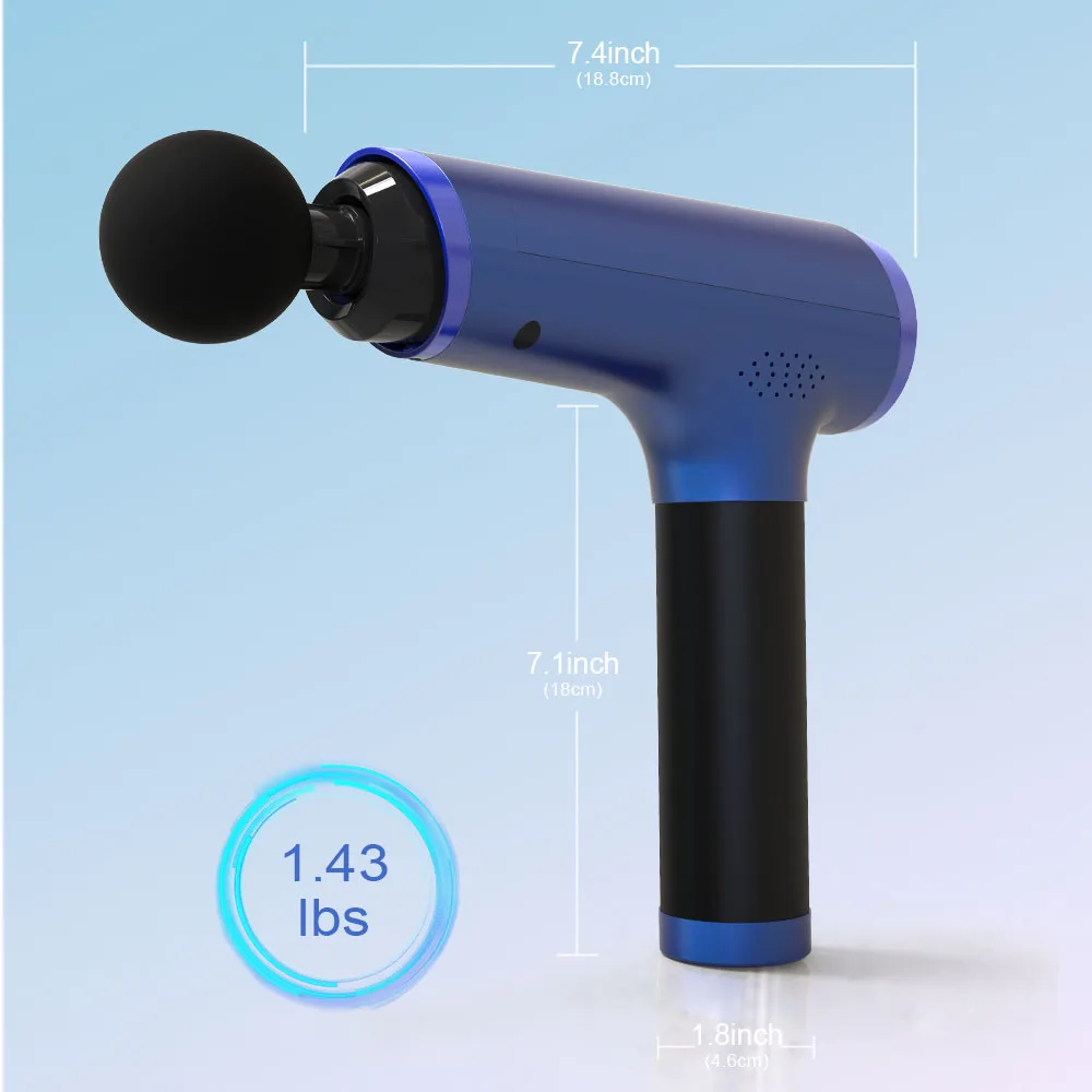 YICOLY Multifunctional Massage Tools fascia percussion muscle vibration gun massager masajeador muscular massage gun