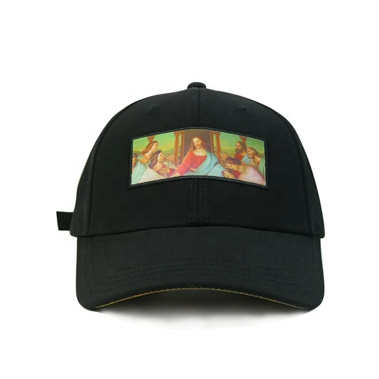STOCK hot sale sublimation printed vintage baseball cap, custom logo red sports cap