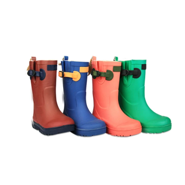 new products kids love flower girls rubber yellow boots durable waterproof children rain boot