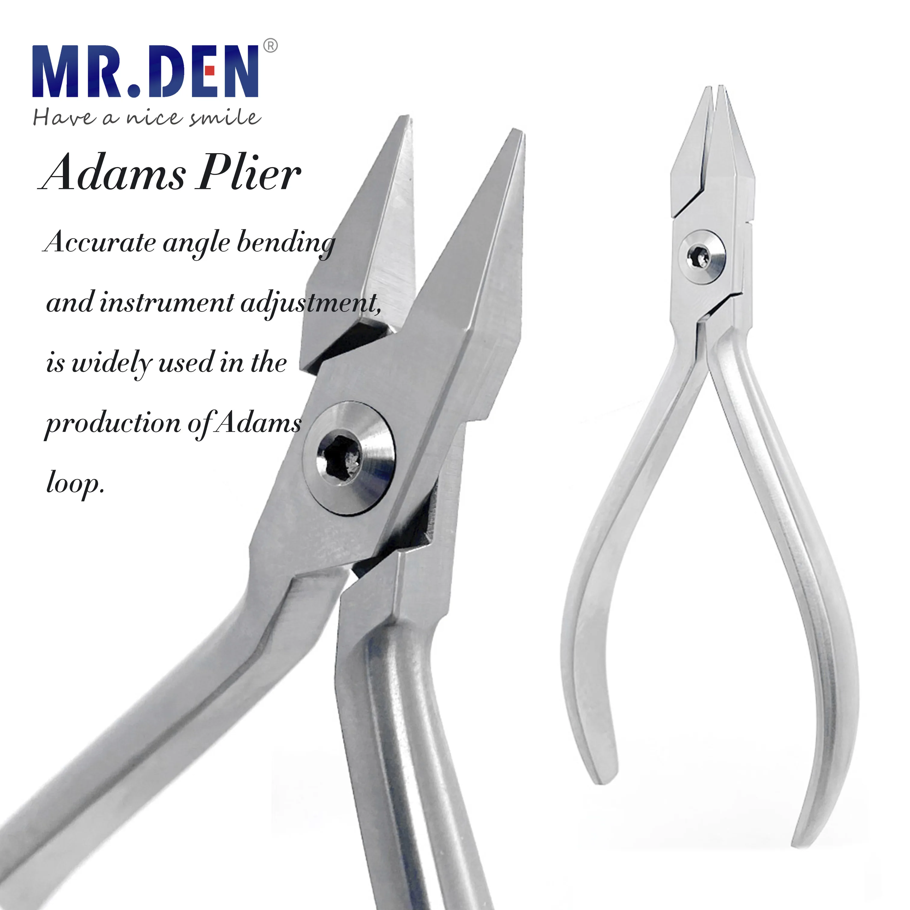 Hot Sale Adams High Quality Orthodontic Pliers for Orthodontics and Prosthetics Dental Drill Accessories