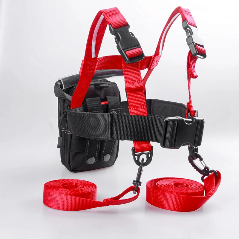 Gacent Factory Customizable Sewing Durable Red Nylon Polyester Webbing for Ski Snowboard Training Harness or Learn Ski Strap