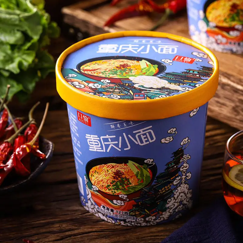 127g spicy bowl Ramen Chongqing noodles 2 minute noodles wholesale instant noodles ramen