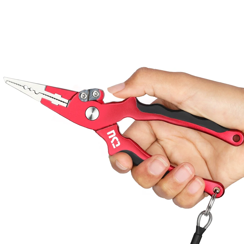 TSURINOYA  Multifunctional Aluminum Fishing Pliers AP-170 Tungsten Steel Alloy Fishing tools