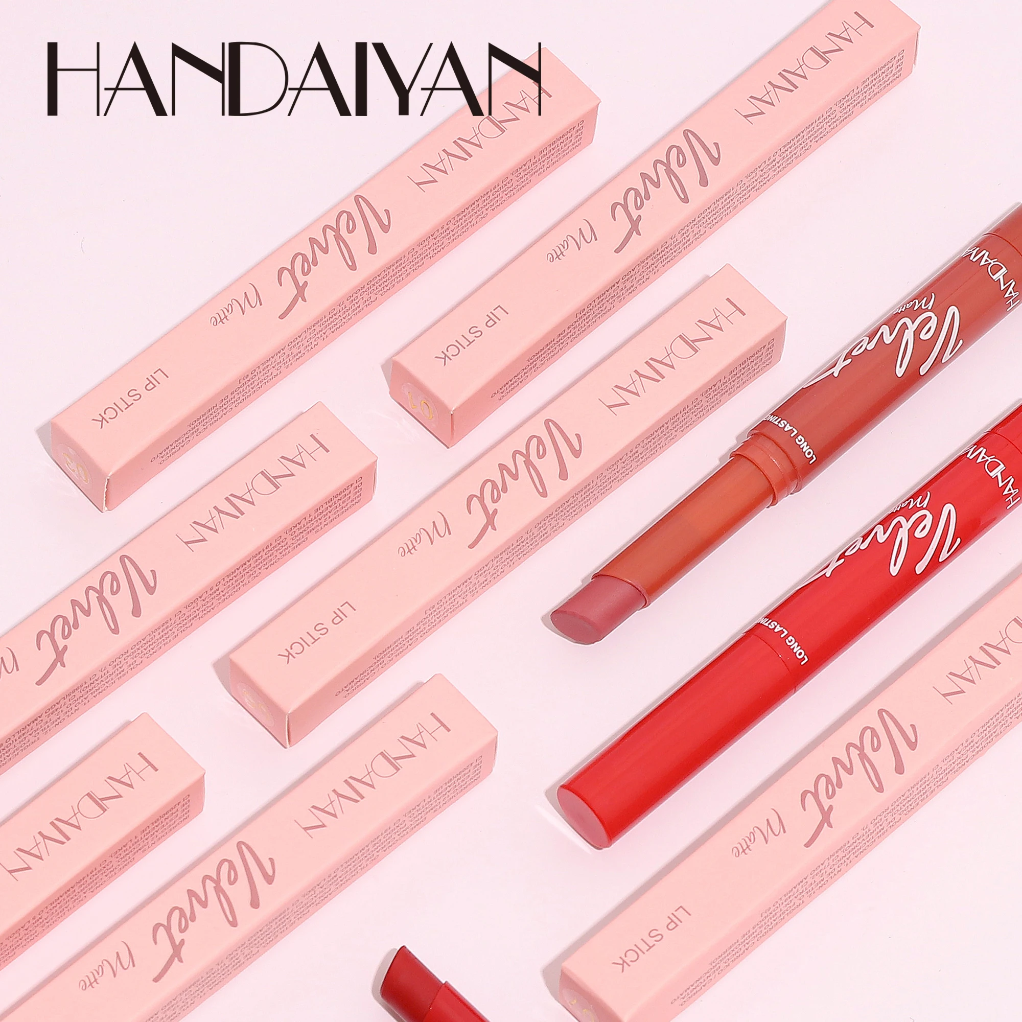 Custom Your Logo 8 Colors Velvet Lipstick Vegan Cruelty-free Long-lasting Wholesale Makeup Lipgloss