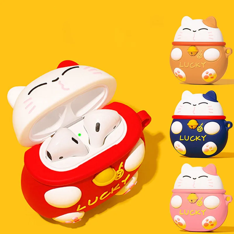 Make Your Own Designs Logo 3D Cartoon Toys Headphones Case For Airpods Pro OEM 3D Soft Silicone Earphone Cover For Airpods case