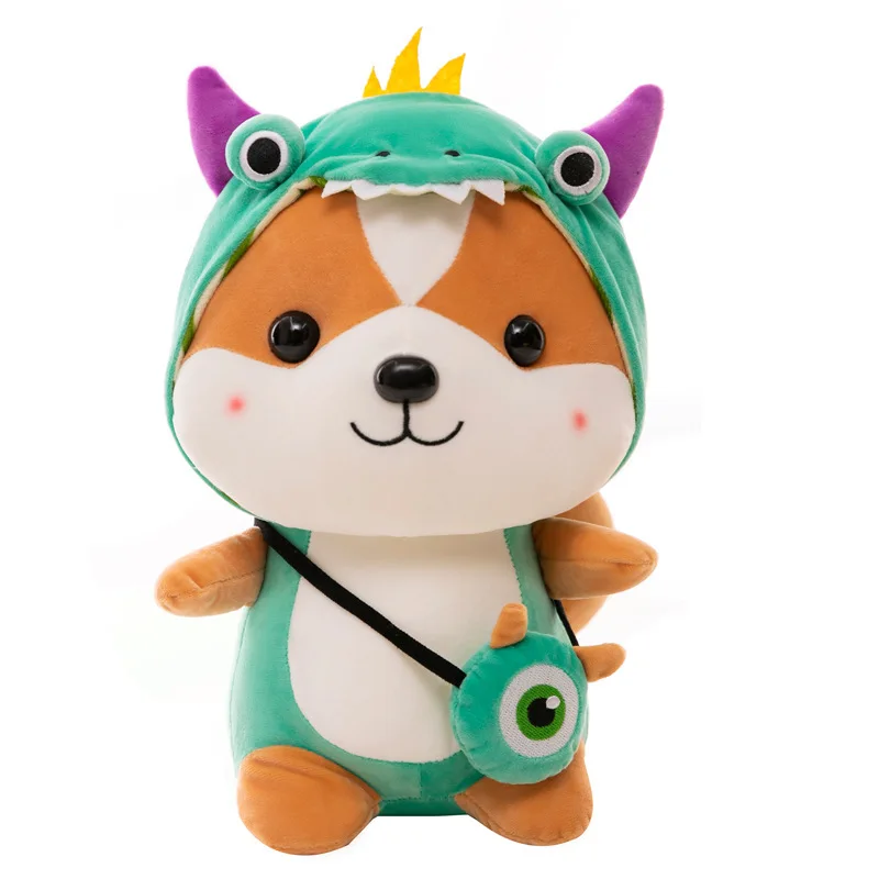 Wholesale In Stock Popular Squirrel Shiba Inu Dog Soft Stuffed Animal Pillow Doll Kawaii Cute Squirrel Plush Toys