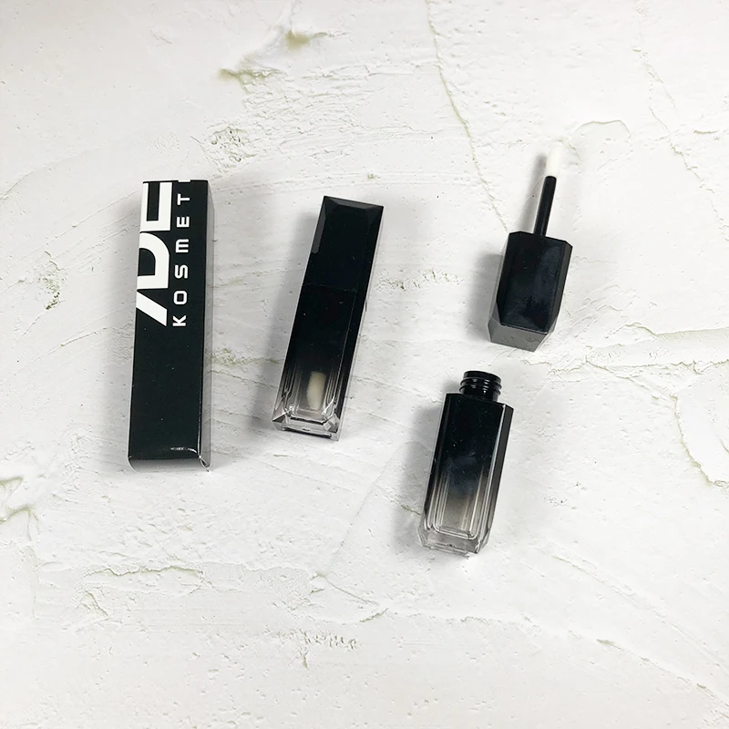 Custom Logo Shiny Empty Gradient Lip Gloss Tubes packaging With wands