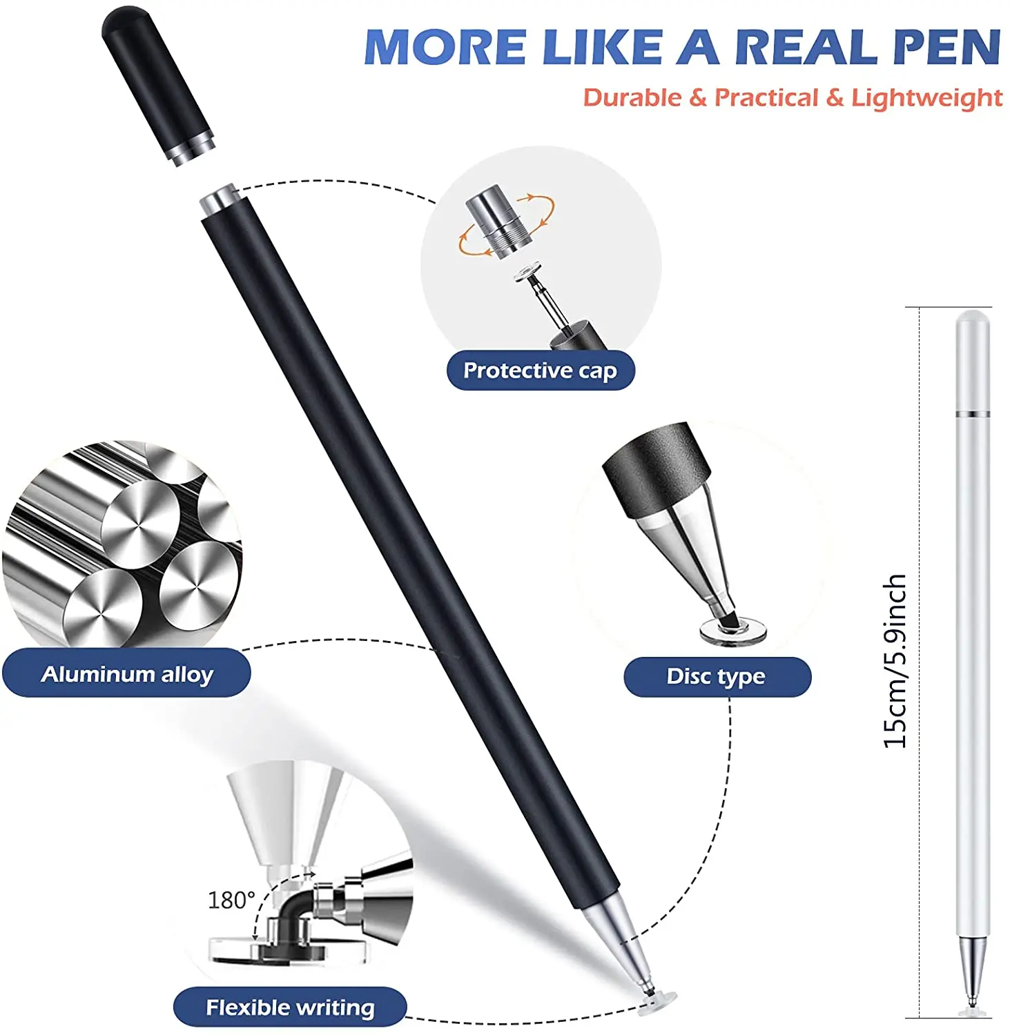 2022 Cheapest Universal Custom Slim Android Ipad Pencil Tablet Active Stylus Pens For Touch Screens