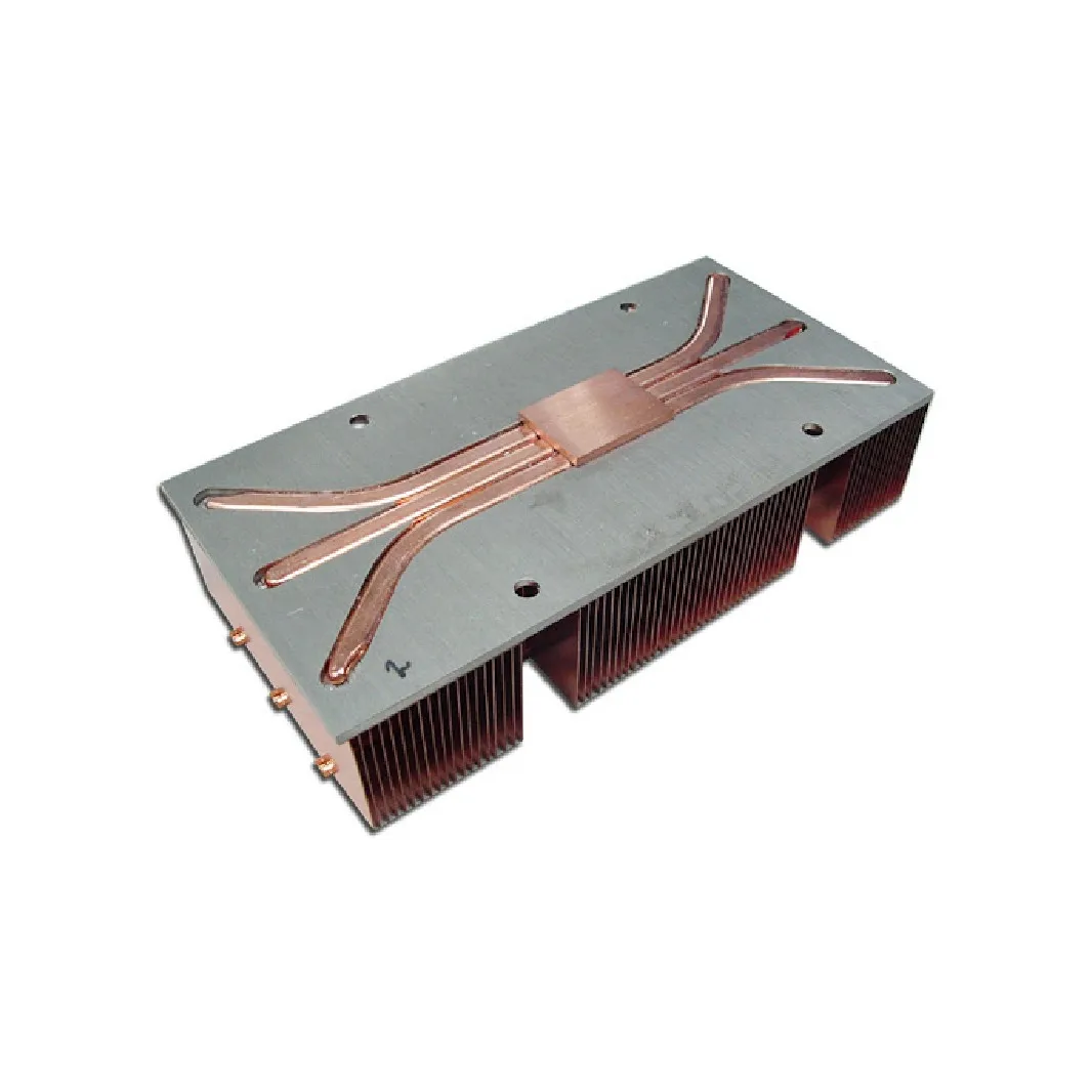 copper tube aluminum extrusion heat pipe heat sink