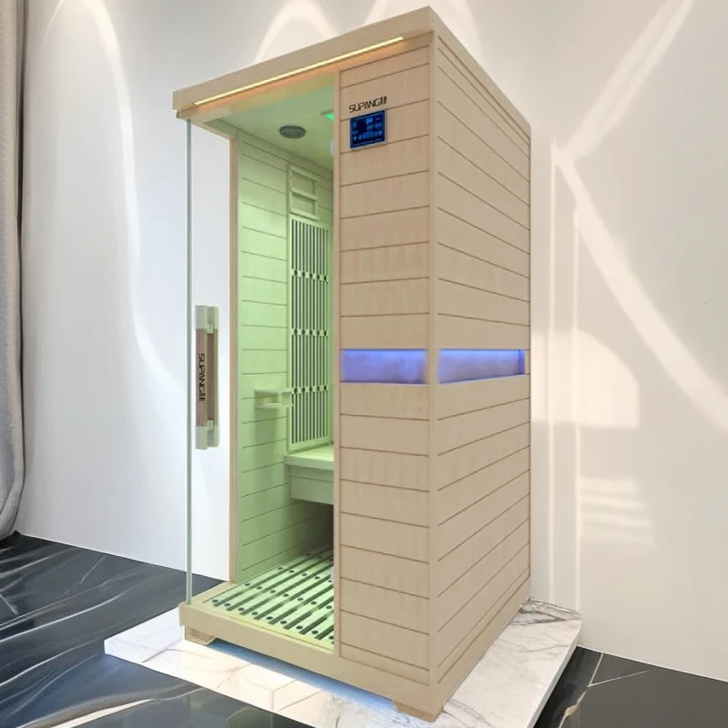 Luxury Home Sauna Wooden Portable Infrared Saunas Far Infrared Sauna 1 Person Room For Sale