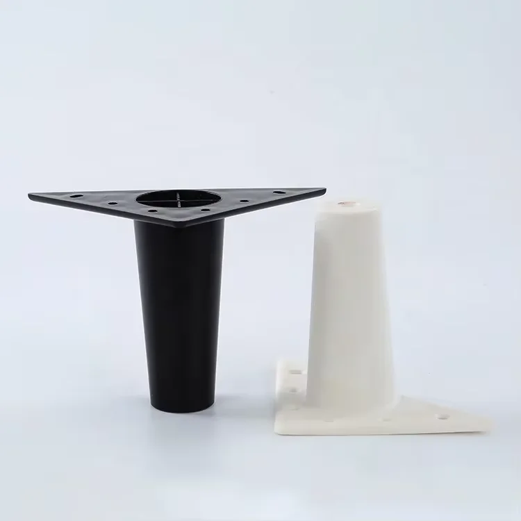 CE passed 6.49 inch Wood grain ABS Plastic Cabinet Leg Table Feet adjustable bed furniture risers