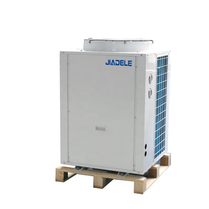 JIADELE new energy 40kw 50kw air  water commercial heat pump water heaters hot water heat pump for hotel project