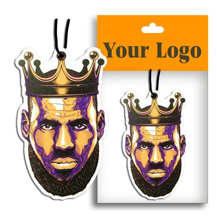 Long lasting fragrance custom paper air freshener for car