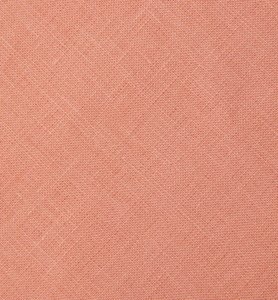 Customized 100% pure linen fabric for linen placemat two-piece set round linen napkins  with a wavy silhouette