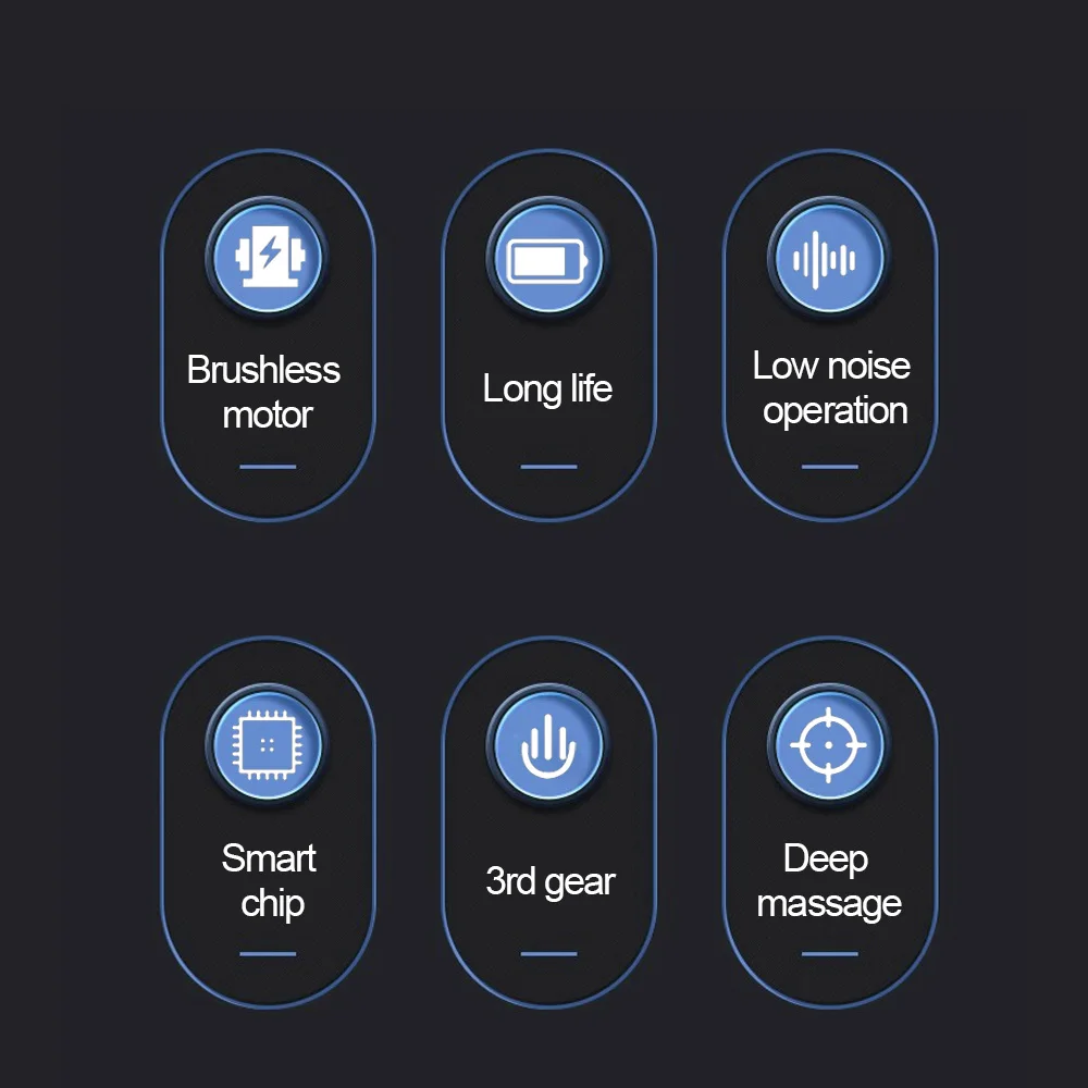 OEM/ODM ABS body slimmer mini fat-off vibration plate exercise machine with 3 replaceable massage heads
