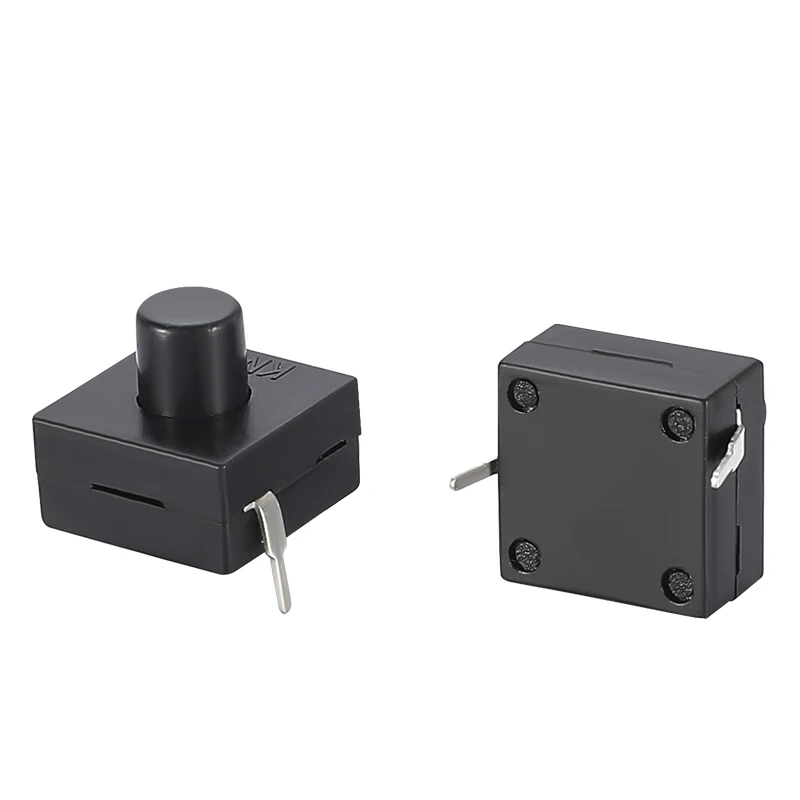 2pin Two Speed Custom Torch Switch Push Button Switch 12x11.9x6.3 on OFF Flashlight
