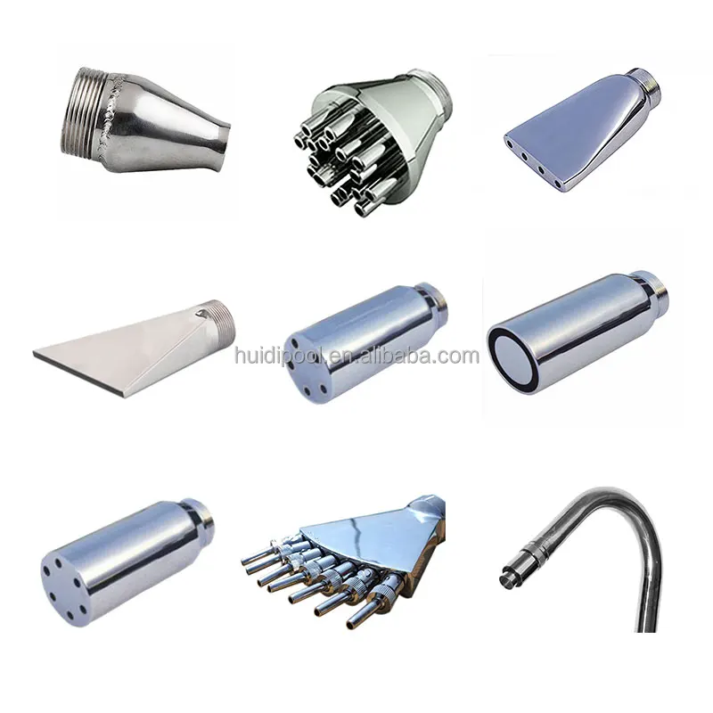 Swimming pool equipment curved hook-and-groove Bath Stainless Steel Pool Decorated Fountain Waterfall