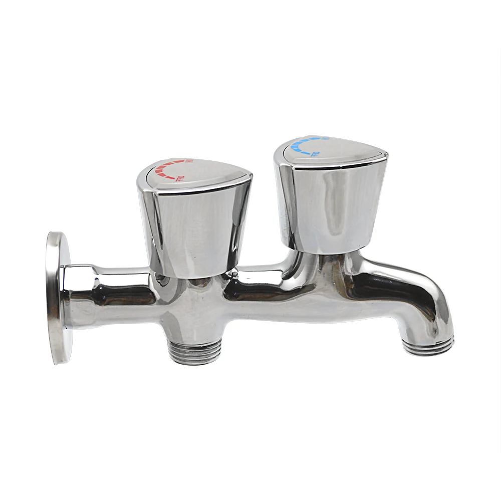 double handle two ways washing machine water tap faucet