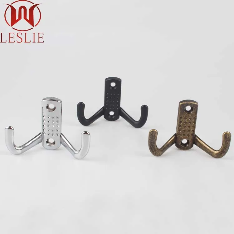 Furniture hardware Zinc alloy clothes hook Wall hook metal coat hooks for clothes hanger