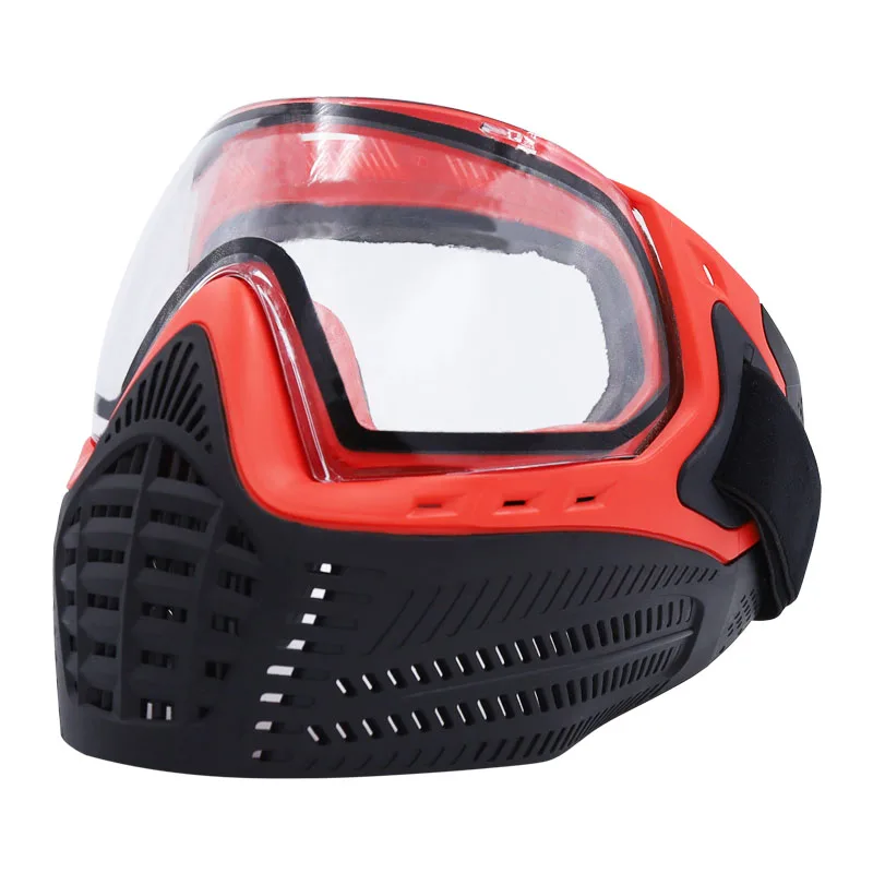 Paintball Mask with Thermal Lenses for Outdoor Sport