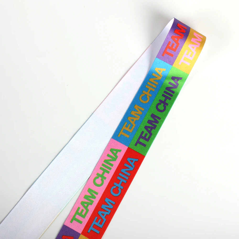 Good Price Polyester Tape Textile Accessories Printed Elastic Polyester Webbing Gift Wrap Webbing Strap