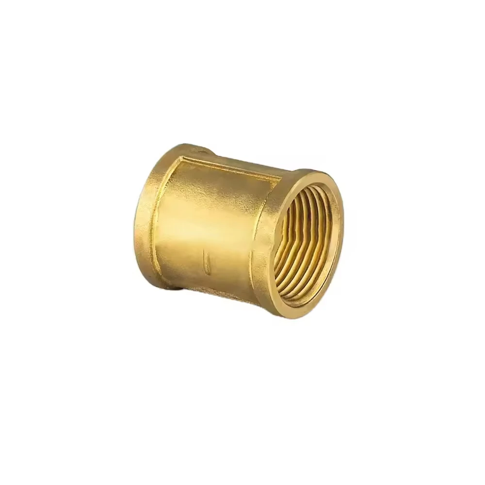 Thicken NPT Female thread straight brass joint special gas pipe CNG nipple