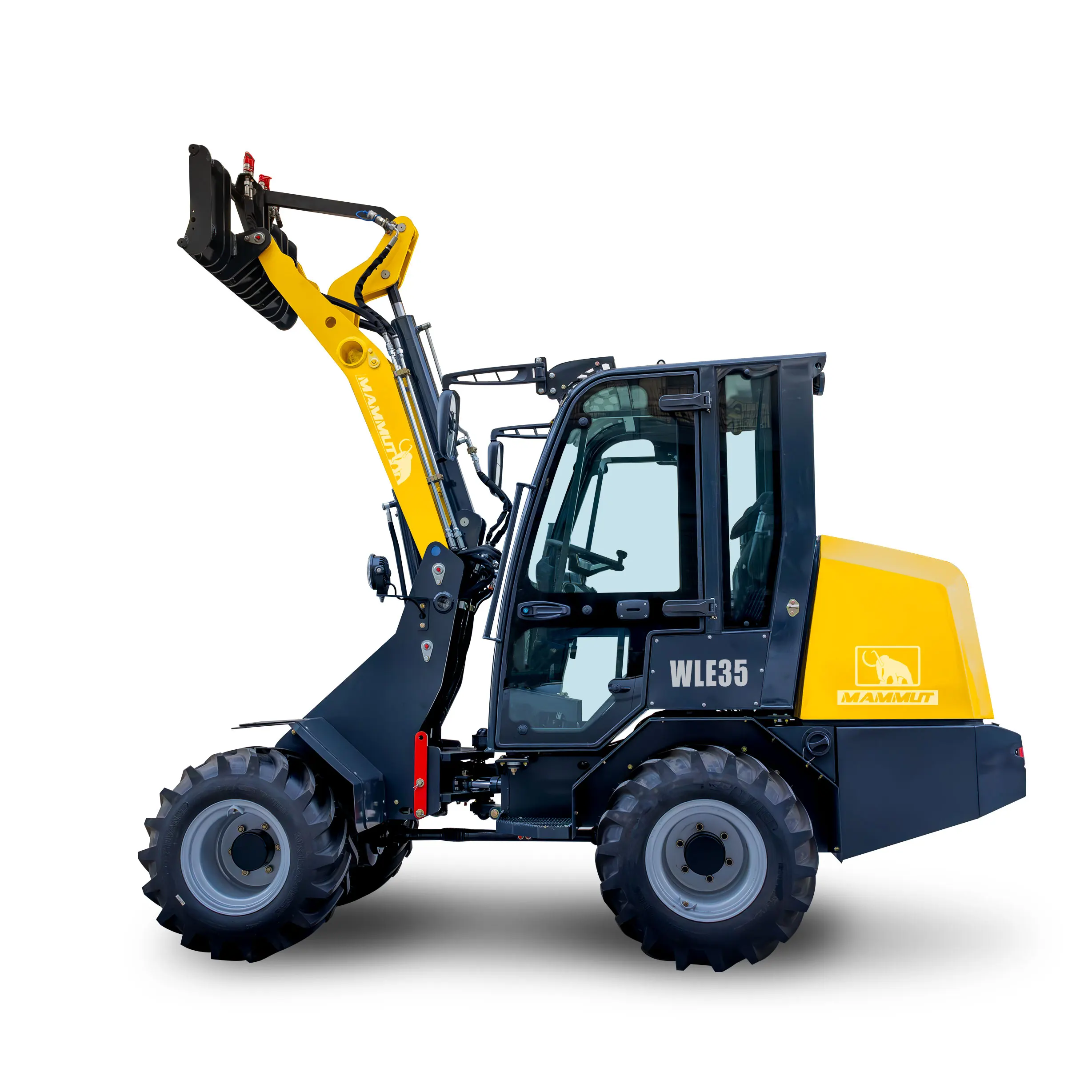 WLE35 Farm machinery 1.2ton 1 ton mini radlader Lithium battery mini front loader