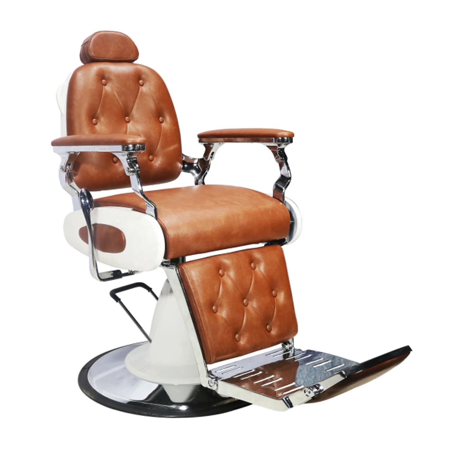 DTY Factory custom barber chair reclining barber shop shaving chair Luxury high quality hair salon furniture barber shop