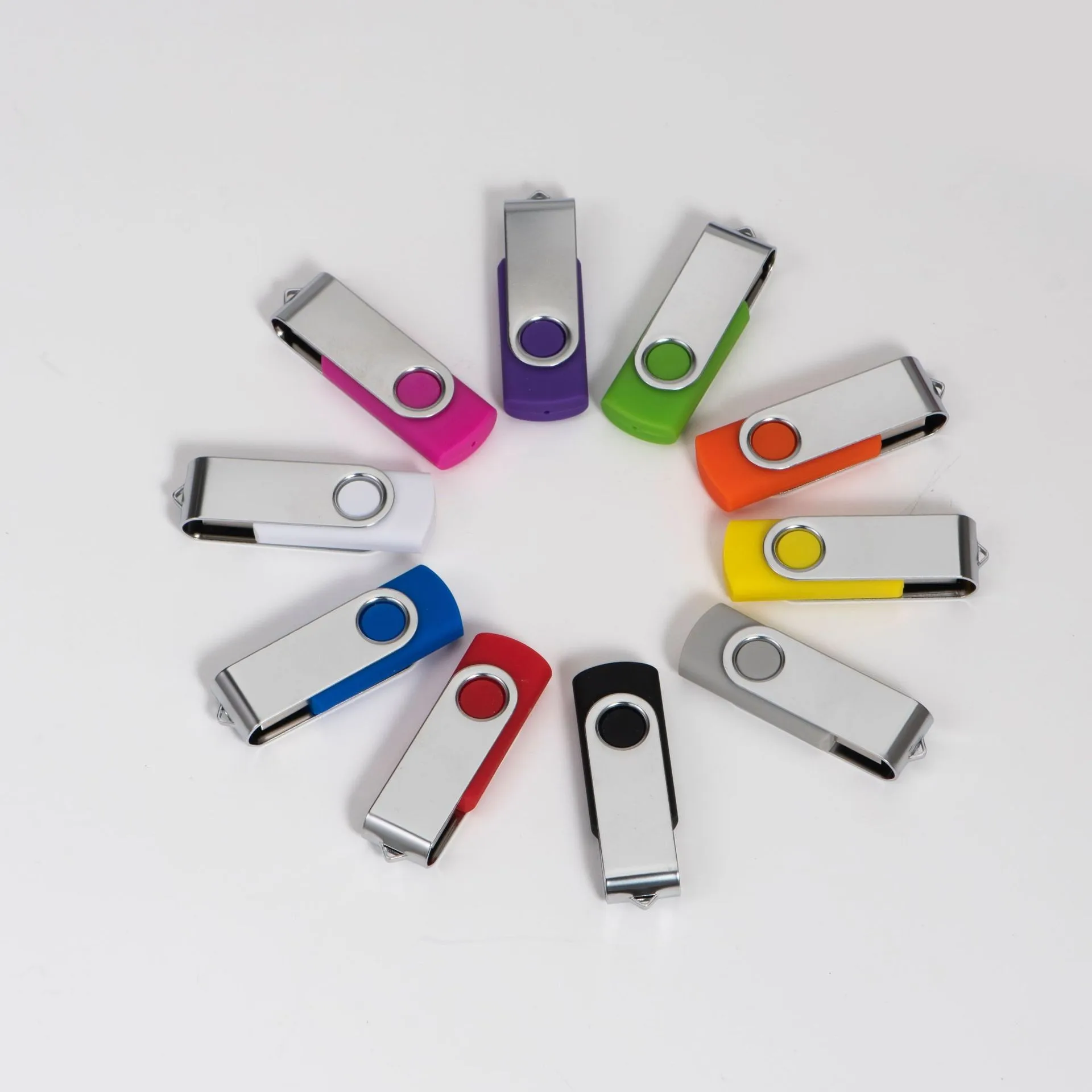 Высококачественная лазерная печать usb флэш-накопитель оптом дешевые флэш-диск заказной твист металлический USB-накопитель usb-накопитель